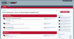 Desktop Screenshot of clubaudi.ro